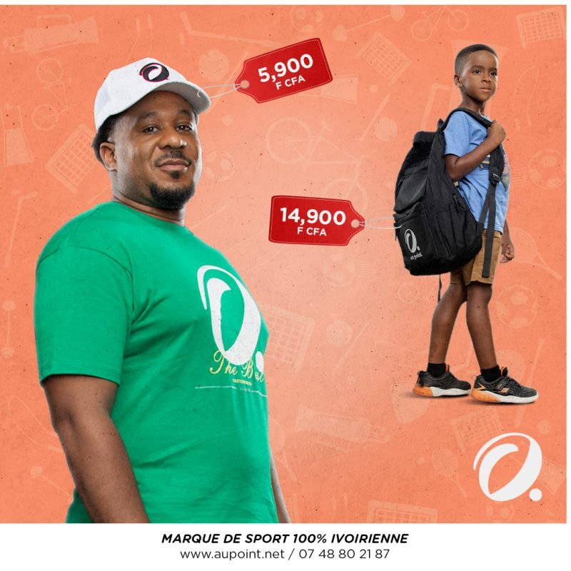 Casquette 5 900 F et sac 14 900 F
